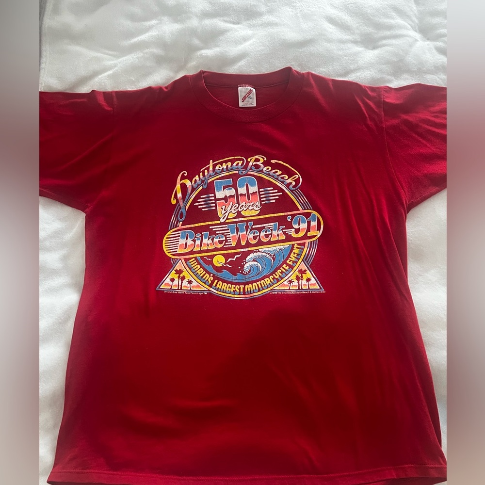 VINTAGE Daytona Beach Bike Week Tshirt XL
